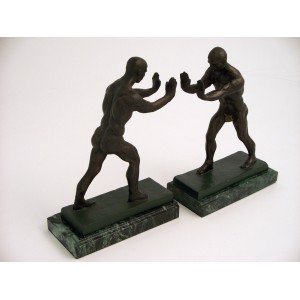 The Human Atlas Bronze brass and marble book bookends 190685092824  332711662428